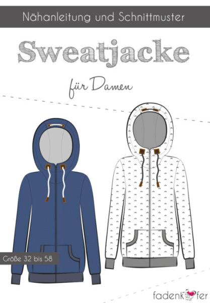 Fadenkaefer - Schnittmuster Sweatjacke Damen